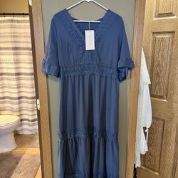 Blue Maxi Dress 