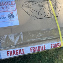 Table  Glass  38 1/2. * 38 1/2  *22