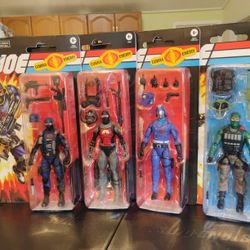 Gi Joe Classified Series Retro Card Figures
