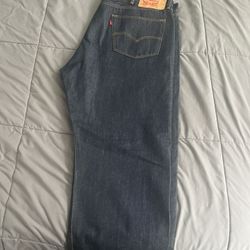 Dark Blue Wash 501's