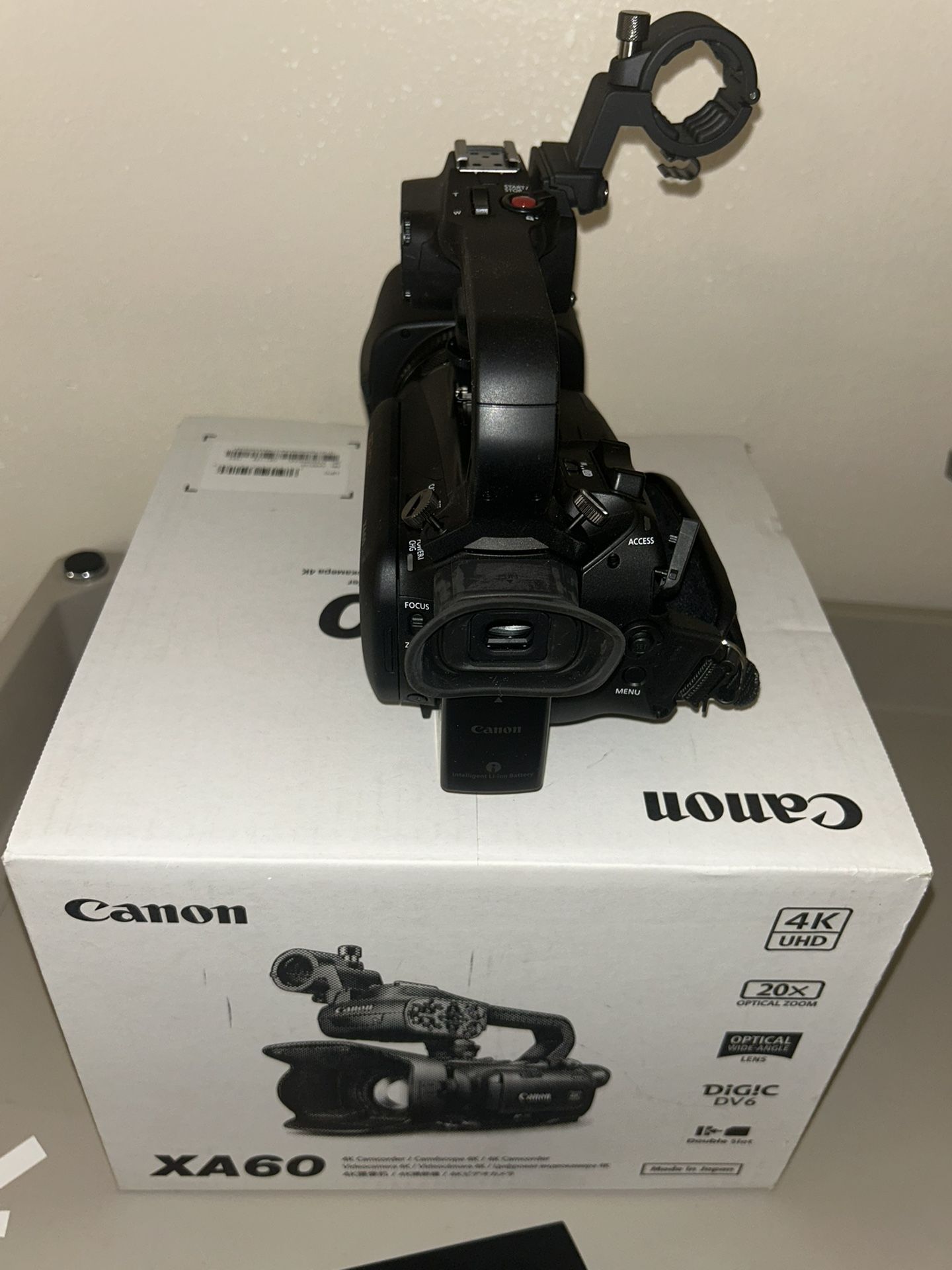 Canon XA60 Professional UHD 4K Camcorder
