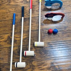 Croquet Animal Game  
