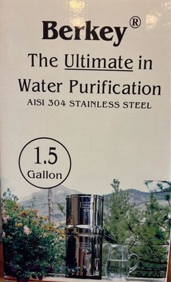 Brand new Berkey travel water filtration