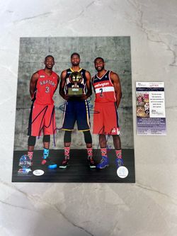 JSA - Paul George/Wall/Ross Signed 11x14 Photo - SEND OFFERS!