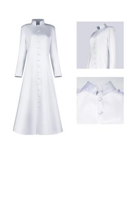 Women’s XL Halloween Costume White Cosplay Clergy NEW