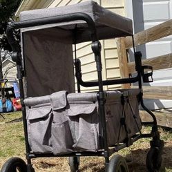 Jeep Wrangler Stroller Wagon with Included Car Seat Adapter