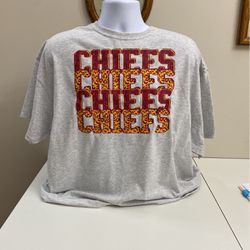 Chiefs Design T-Shirt, Jerzees Size 2XL, NEW (item 204)