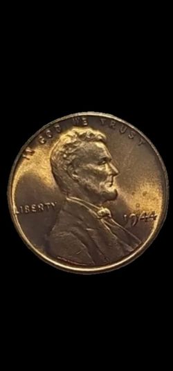 USA 1944 NO MINT MARK  WHEAT LINCOLN PENNY,MS GRADE.
