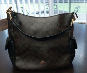 Coach Pennie Shoulder Bag- Brown and Black