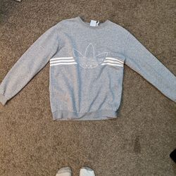 Adidas Sweatshirt Grey Medium