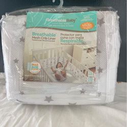 Baby Crib Liner Mesh Crib Liner Crib Bedding 