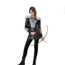 Girls Midnight Huntress “Katniss” Costume Hunger Games