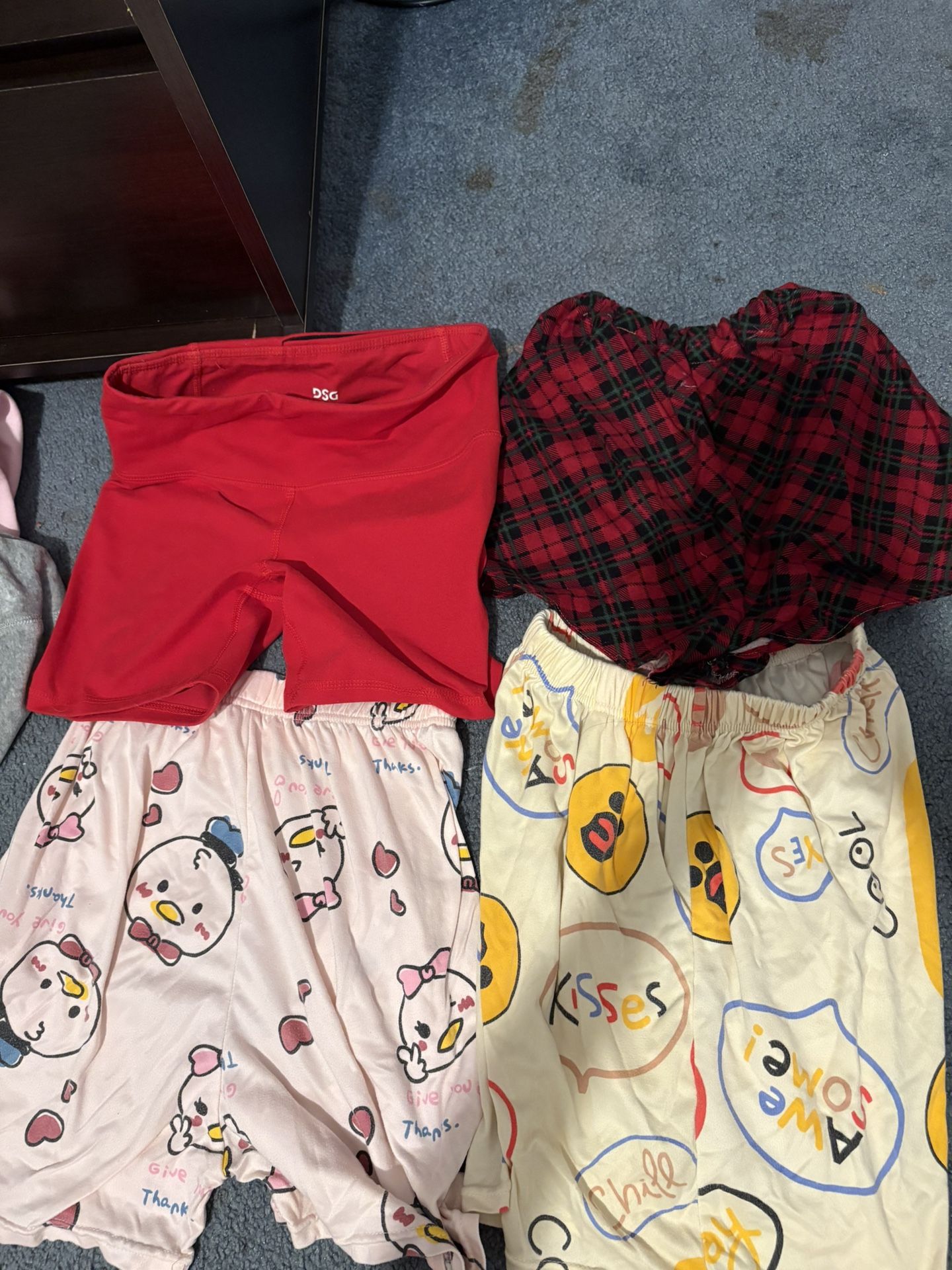 Four Sleeping Shorts
