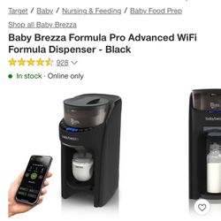 Baby Brezza Formula Pro Advanced WiFi Formula Dispenser - Black