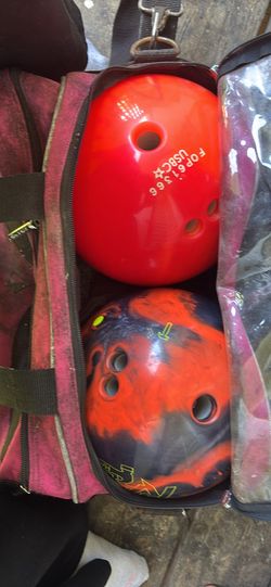 Bowling balls both 12 pound