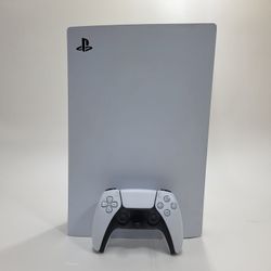 Sony PlayStation 5 Disc Edition PS5 825GB White Console Gaming System CFI-1015A