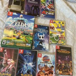 Nintendo Switch Game Lot Bundle Zelda Links Awakening pokemon shining pearl brilliant