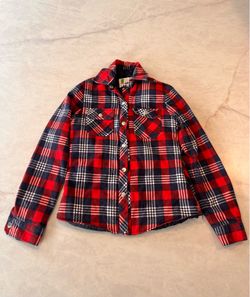 Urban Outfitters red plaid button up