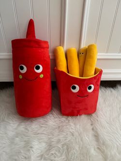 Yummy World Ketchup and French Fries plush