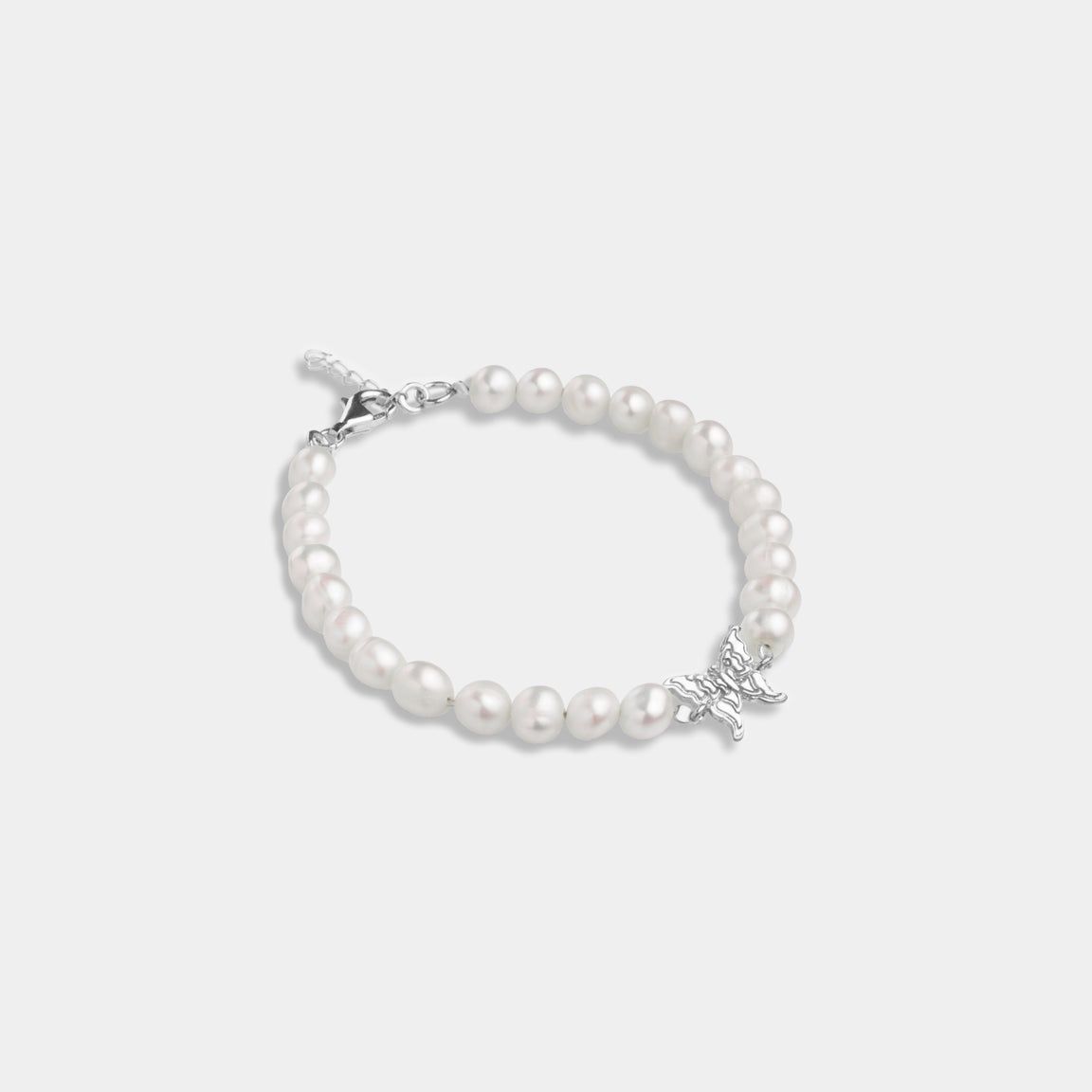 Papillion Freshwater Pearl Bracelet Sterling Silver