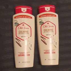 $5 EACH (1 Available) Old Spice Calming Body Wash 18oz