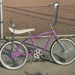 1965 Columbia Vintage bike Schwinn Stingray Style Purple & White ⭐️ Amazing Condition! Rides Beautifully! 🔮 Kids or adults can ride this.  Not origin