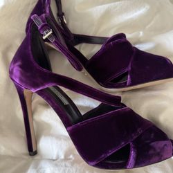 Prada Velvet Heels