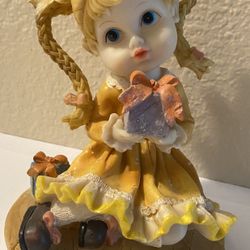 Vintage Girl Figurine 