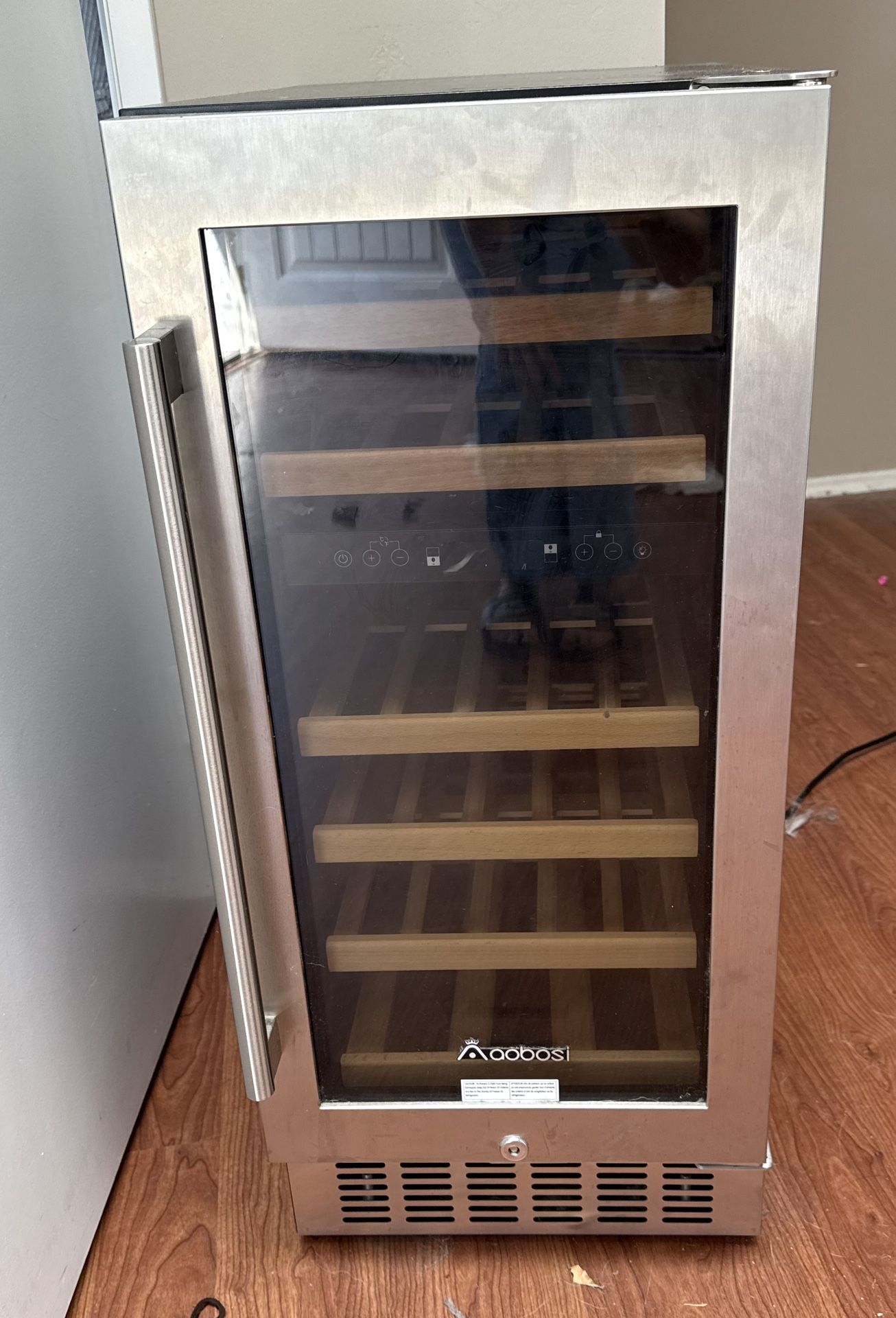 Aaobosi 28 Bottle Dual Wine Fridge