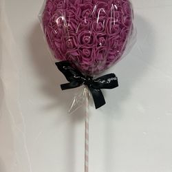 Rose Heart Lollipop 