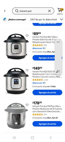 Instantpot And Crockpot 