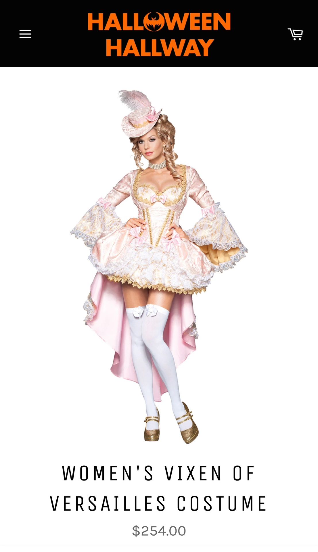 Vixen of Versailles medium Halloween costume confidential Marie Antoinette sexy