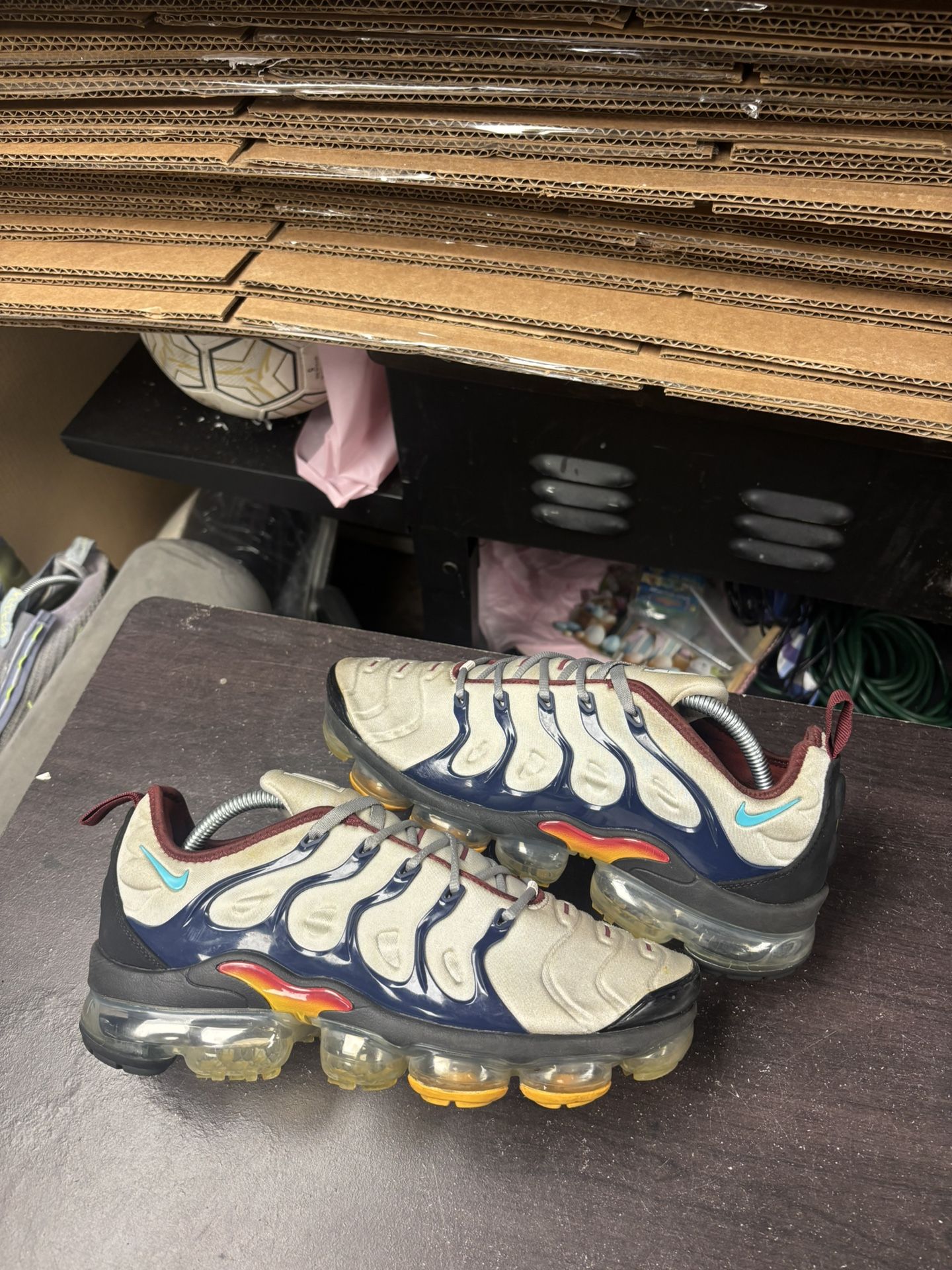 Nike Air Vapor Max Platinum Midnight Navy