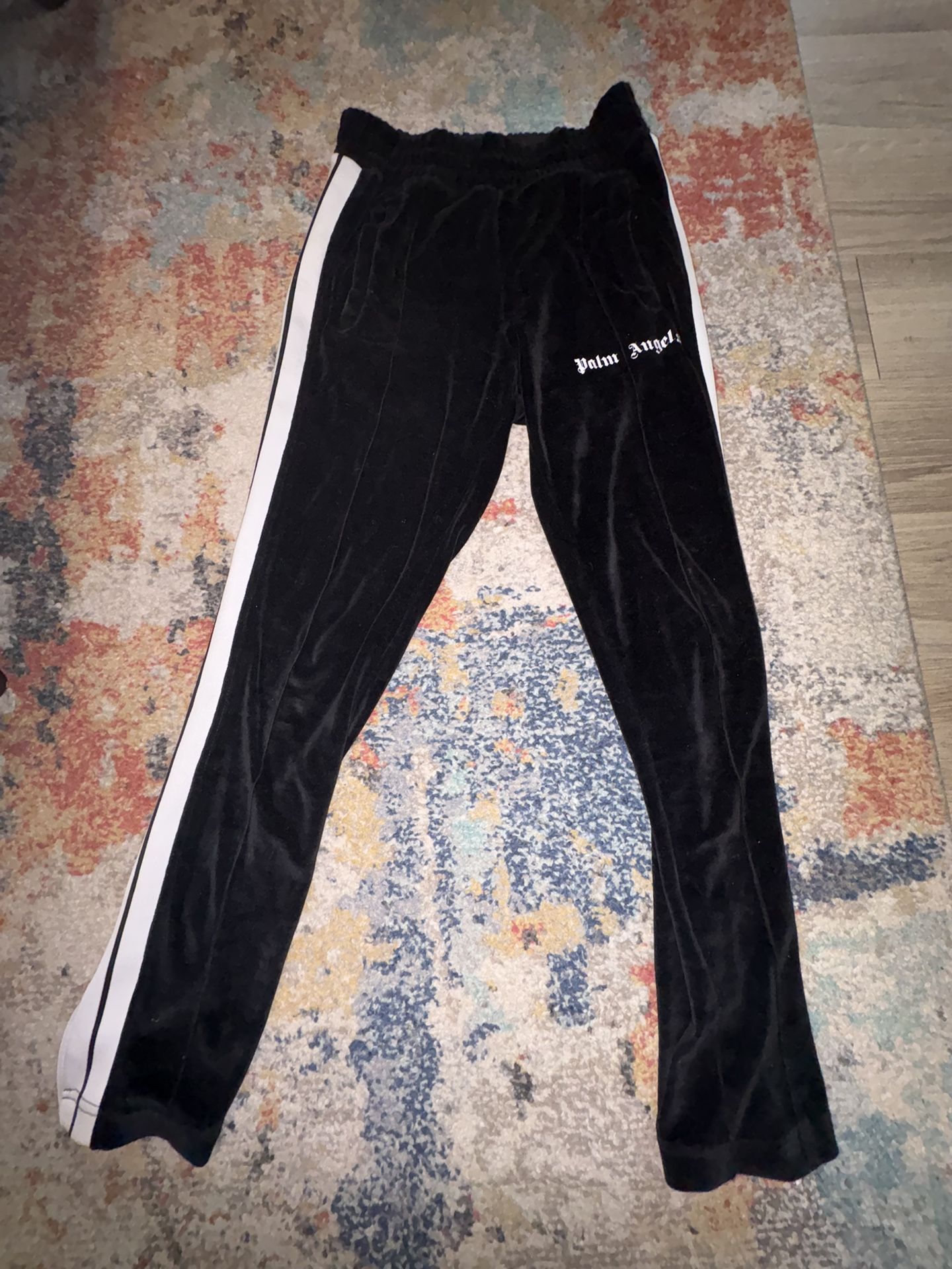 Palm Angels Velvet Flare Trackpants