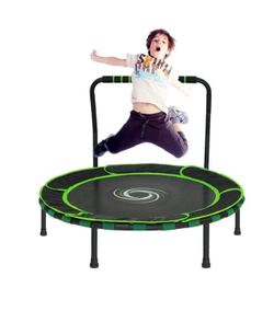 Toddler Trampoline High Elastic Kids Trampoline with Handle 36'' Foldable Trampoline(X162)