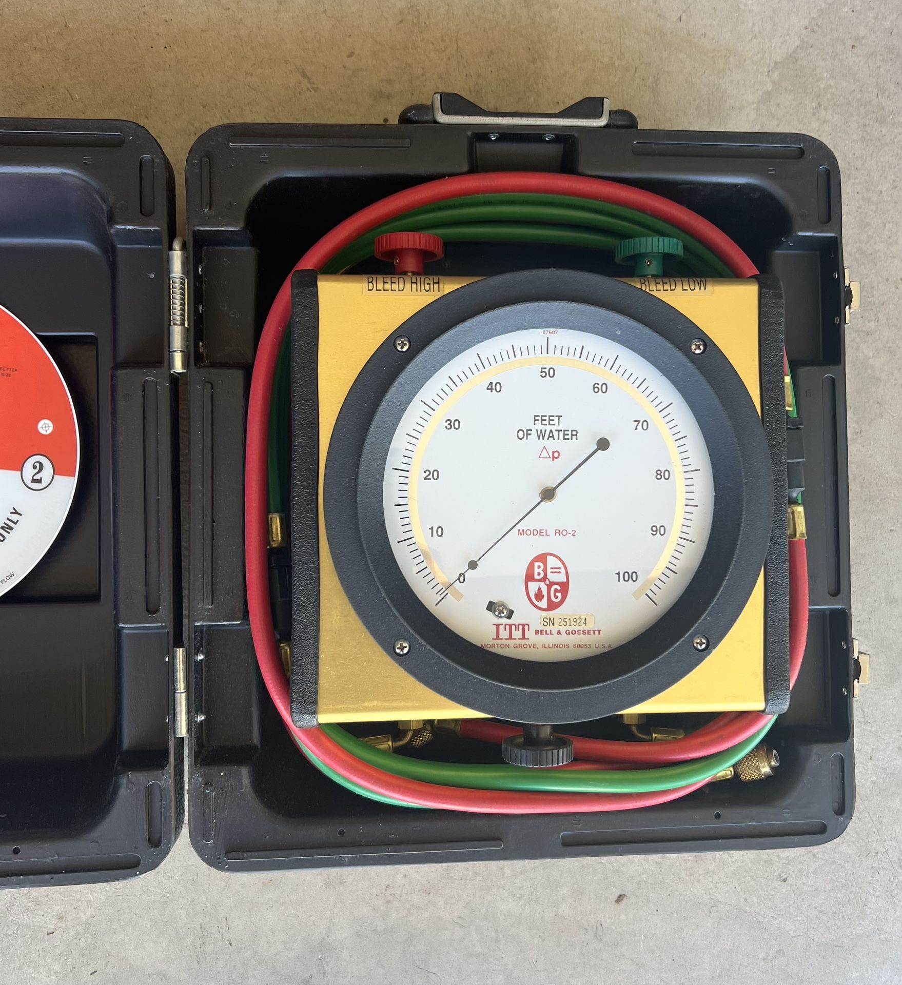 Bell & Gossett 117017 RO-2 Read-Out Meter/Pump Balancing Kit