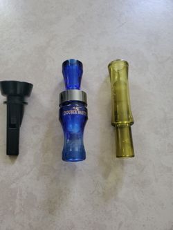 Duck Commander 6 in 1, $10. Buck Gardner Double Nasty ll $ 25, Duck Commander triple Treat $ 25.