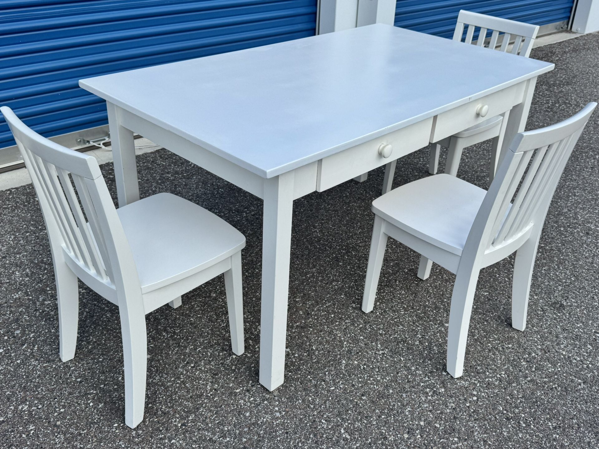 POTTERY BARN KIDS CRAFT TABLE AND CHAIRS SET