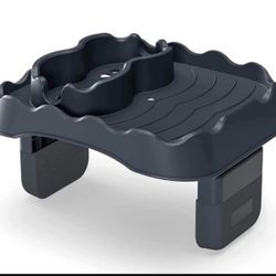 Brandnew  Adjustable Tub Side Table, Nonslip Drink Caddy with 2 Cup Holders, Keep Snacks-Drinks Handy and Dry, Fits Inflatable Spa/Pool/Bathtub Hot Tu