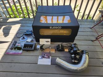 Elegoo Phecda 20W Diode Laser Engraver Full Combo - Like New with Tons of Upgrades!