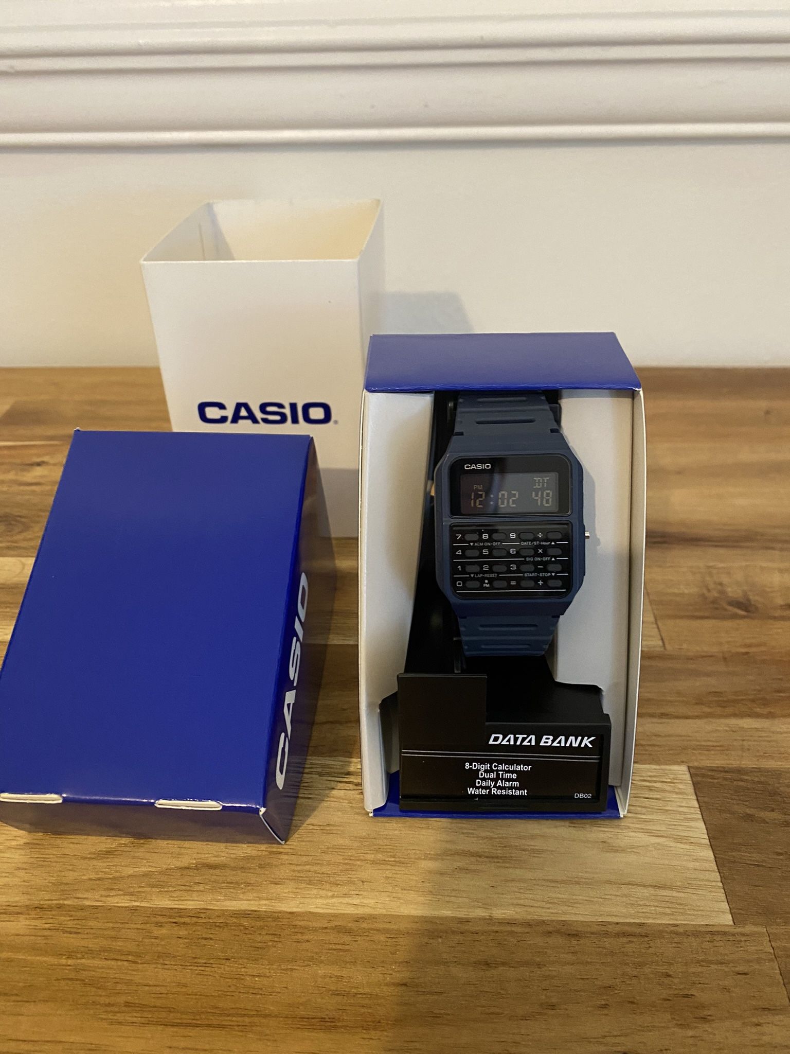 Casio Databank Calculator Navy Blue