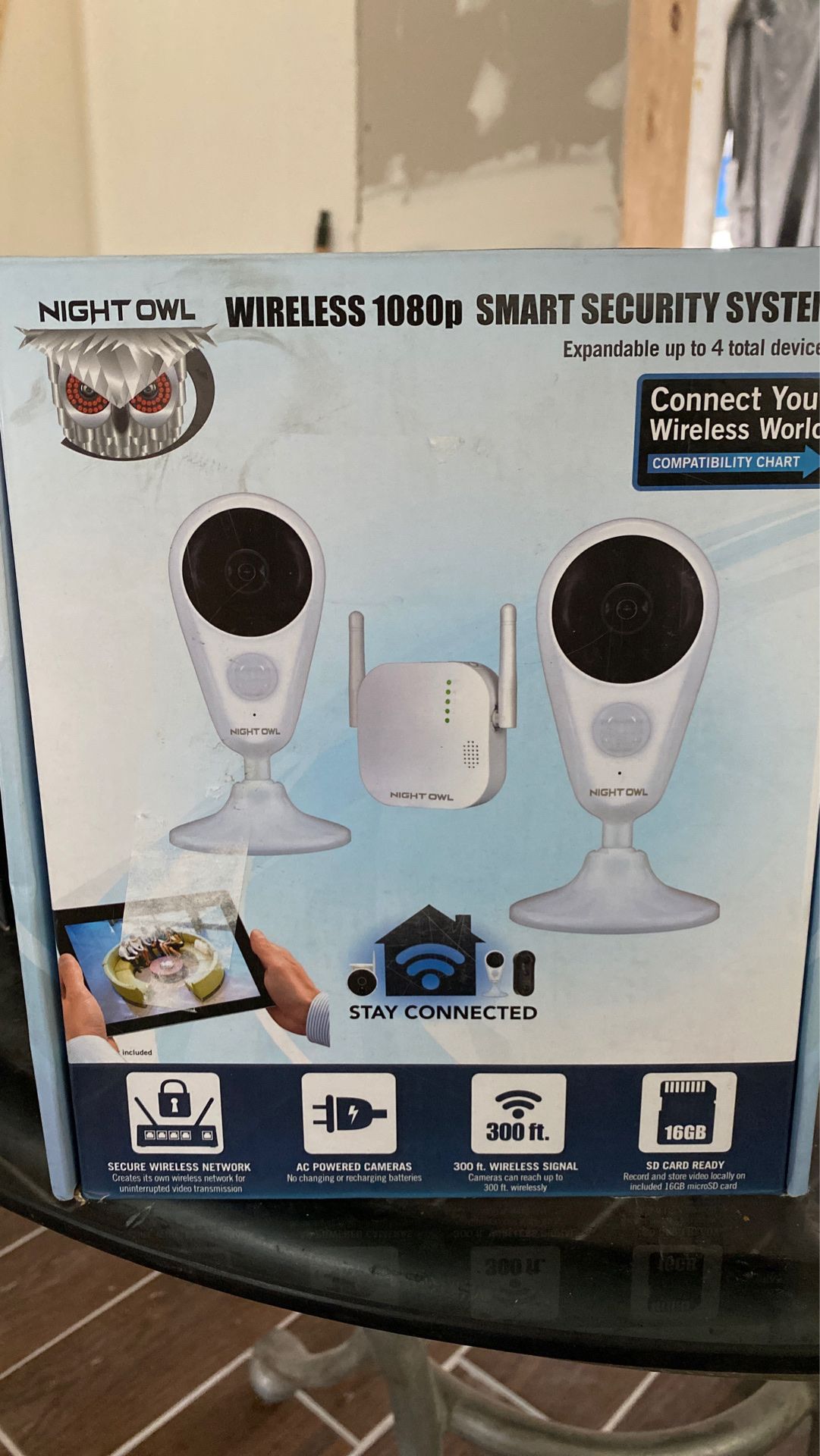 Wireless 1080p smart security system