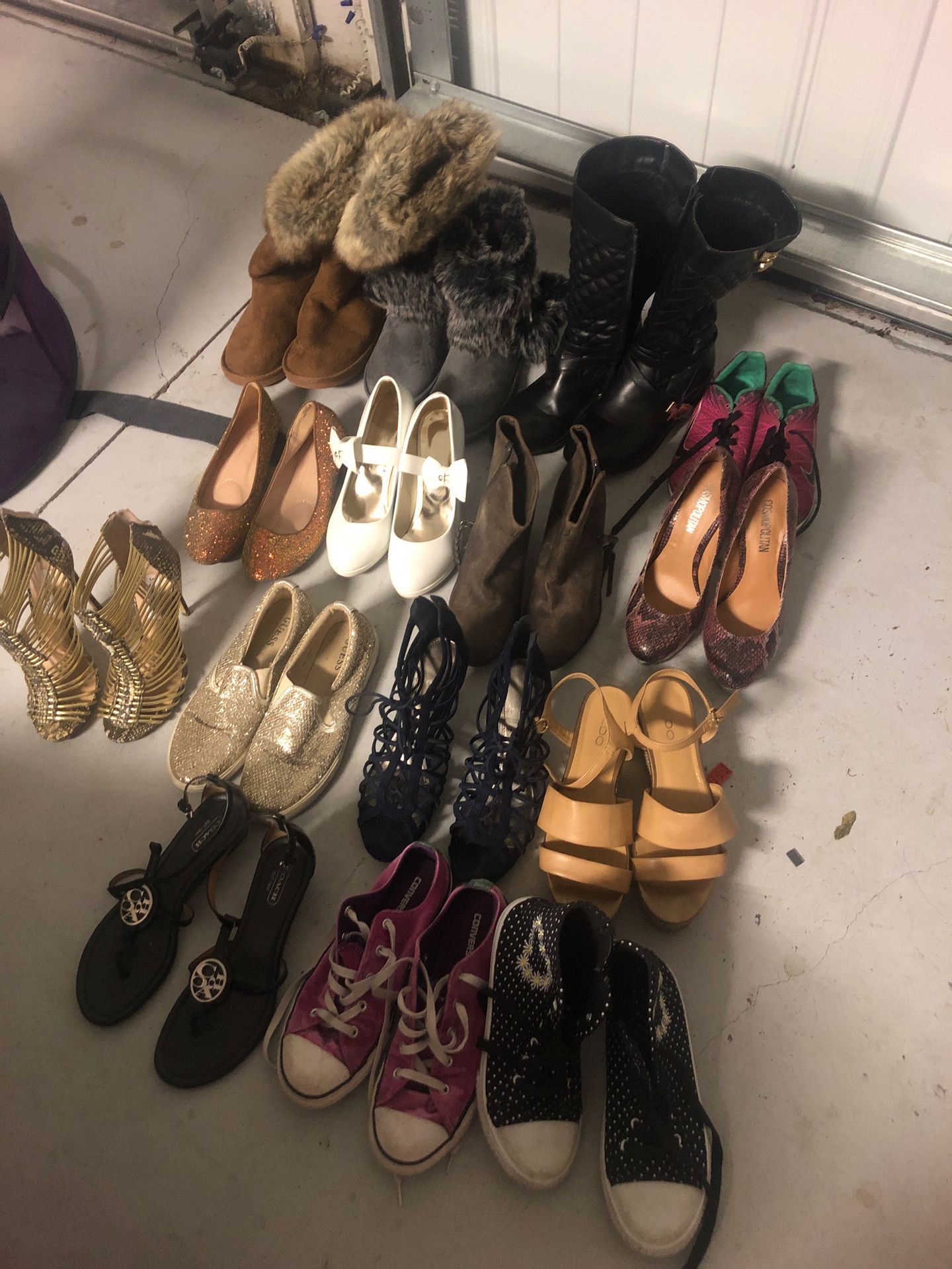 Michael kors, guess ,coach shoes @$5.00. must sell !!