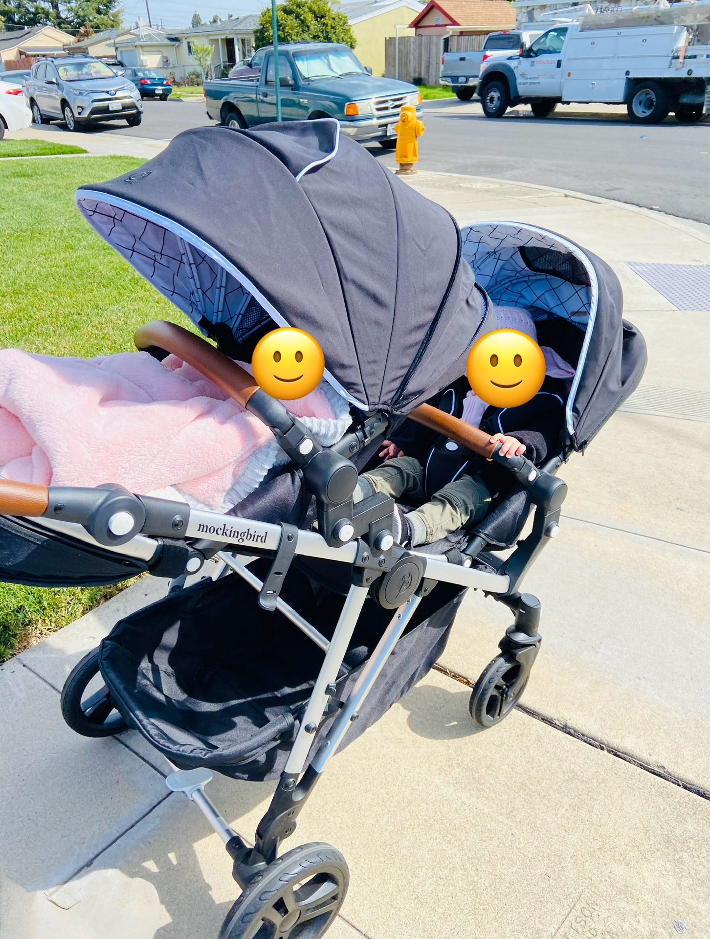 Mockingbird Double Seat Stroller