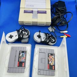 Super Nintendo SNES Bundle With Games