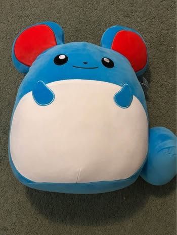 Squishmallows Original 14-Inch Marill Pokémon Plush - Ultrasoft Official Jazwares Plush (Large)