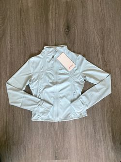 WOMENS LIGHT BLUE JACKET & SHORTS SPORTS SET