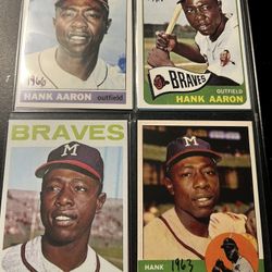 Hank Aaron Topps 1954-1977 Reprint Set