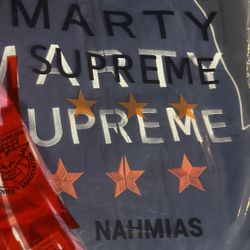 Marty Supreme Nahmias Jacket Black/ Blue Size Large 
