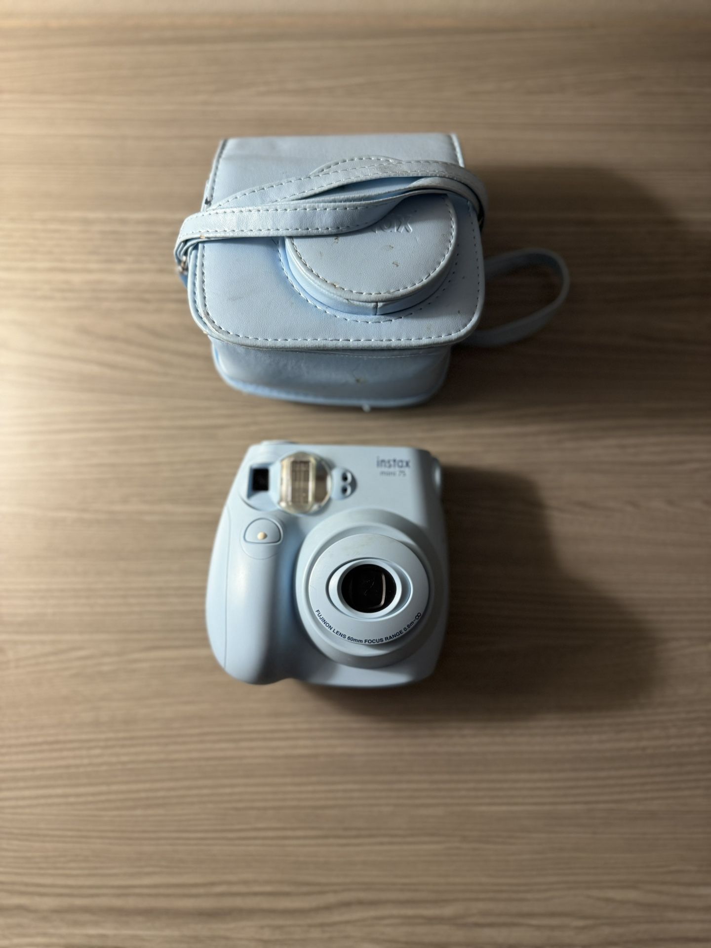 Baby Blue Polaroid Camera